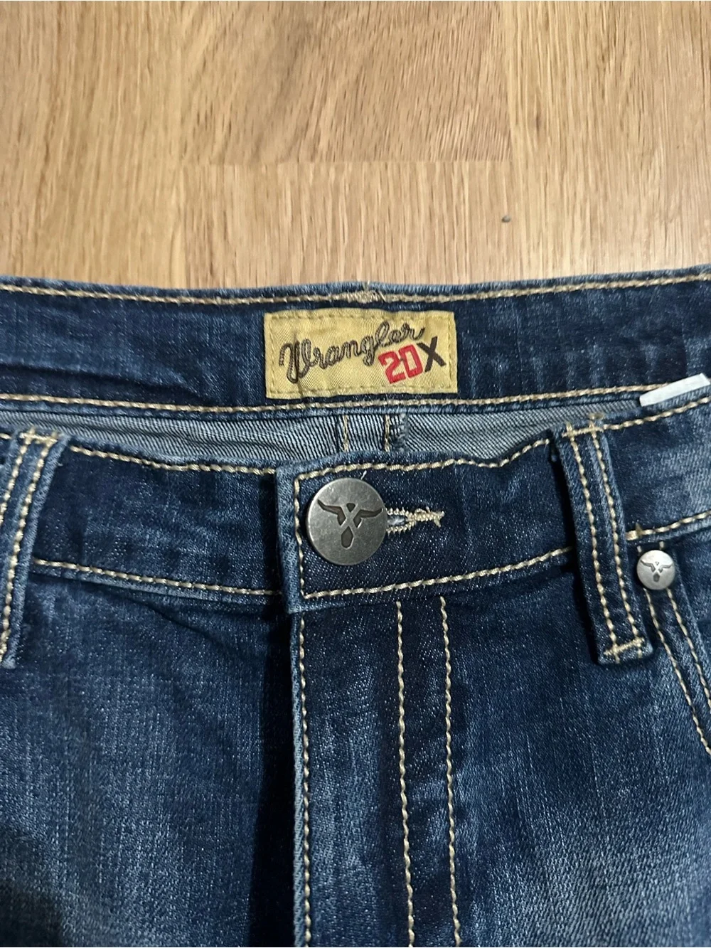 Wrangler Dark Blue Bootcut Women's Jeans